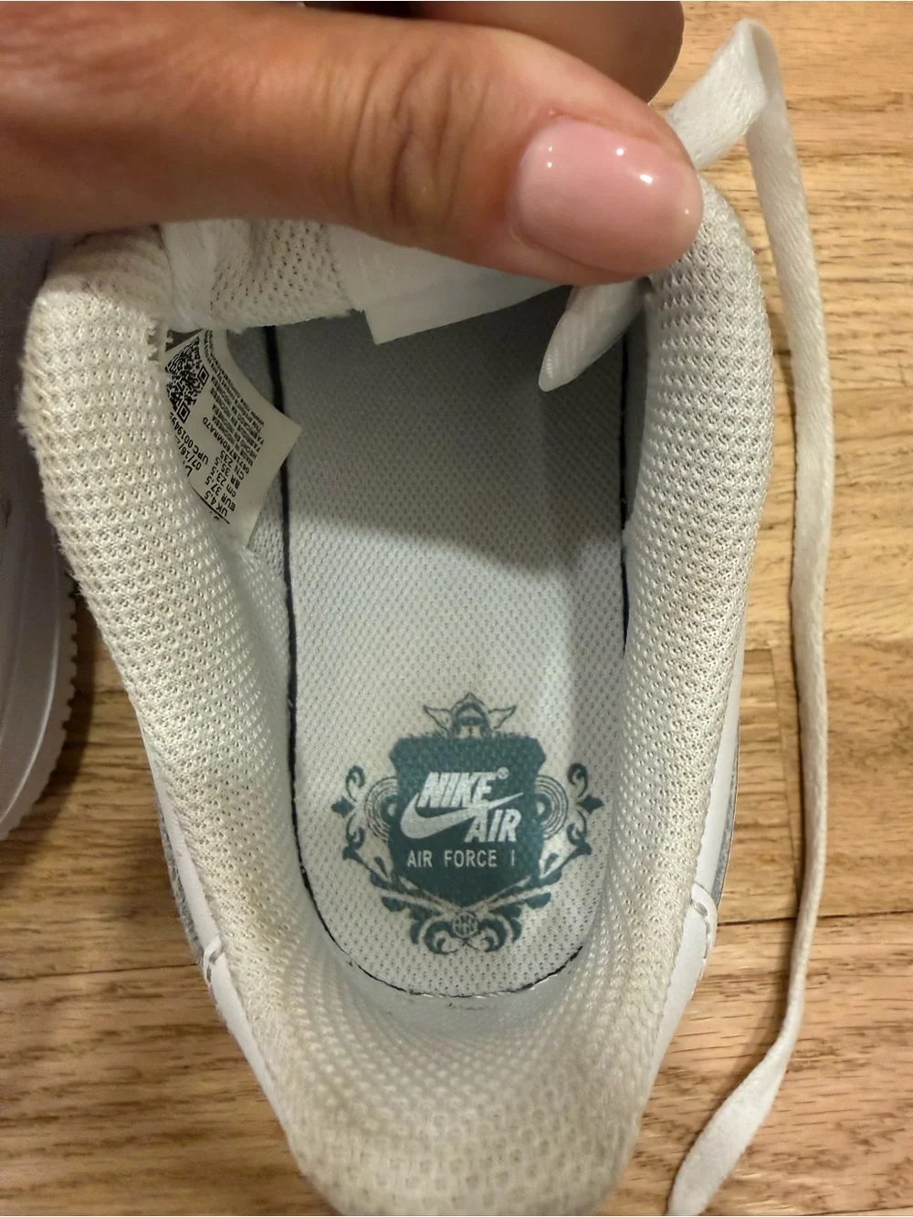 Nike Air Force worn twice
